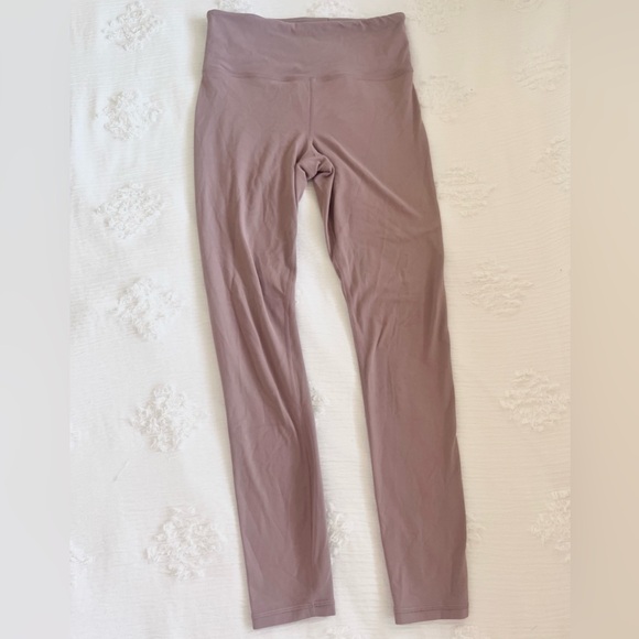 Athleta Ultra High Rise Elation 7/8 Tight Mauve Tall Length Women’s Leggings - Picture 3 of 6
